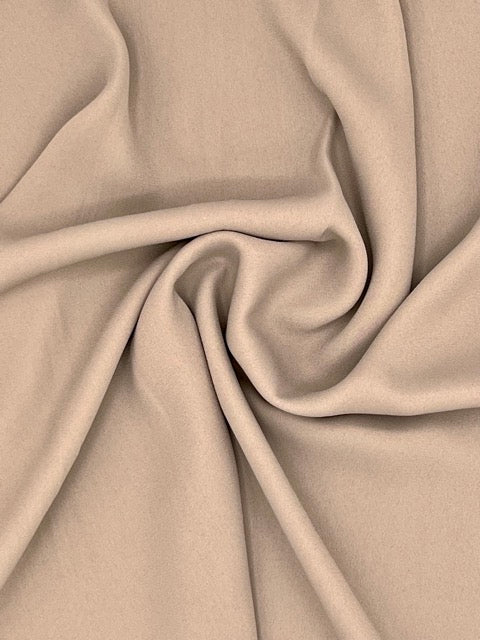 TAUPE LUXURY QUEEN CRÊPE HIJAB | BELA FAZANI