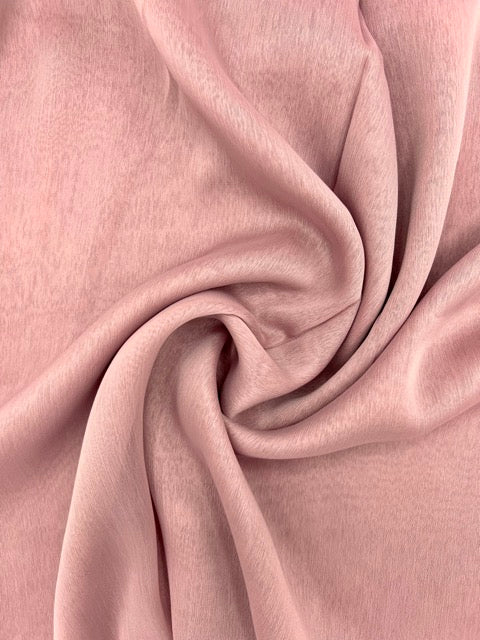 HIJAB EN MOUSSELINE BRILLANT COULEUR ROSÉ | BELA FAZANI