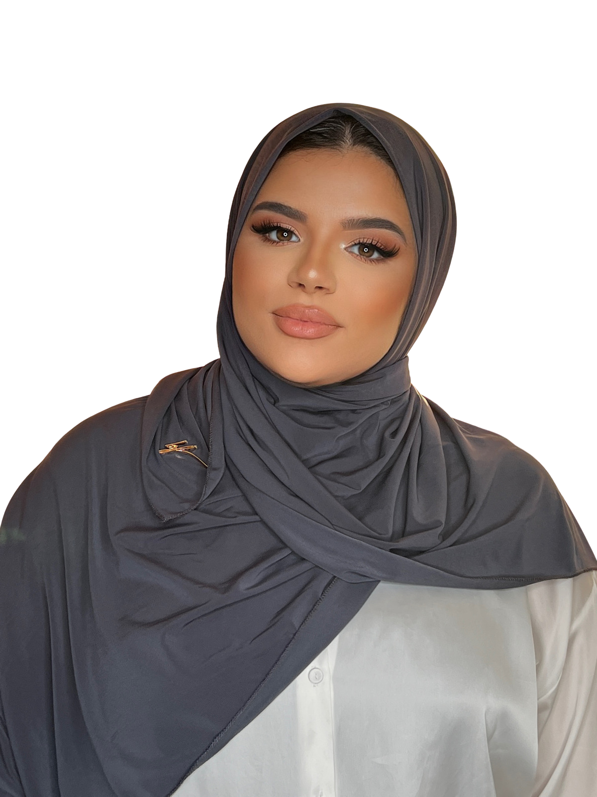 DARK BLUE LUXURY LYCRA HIJAB | BELA FAZANI