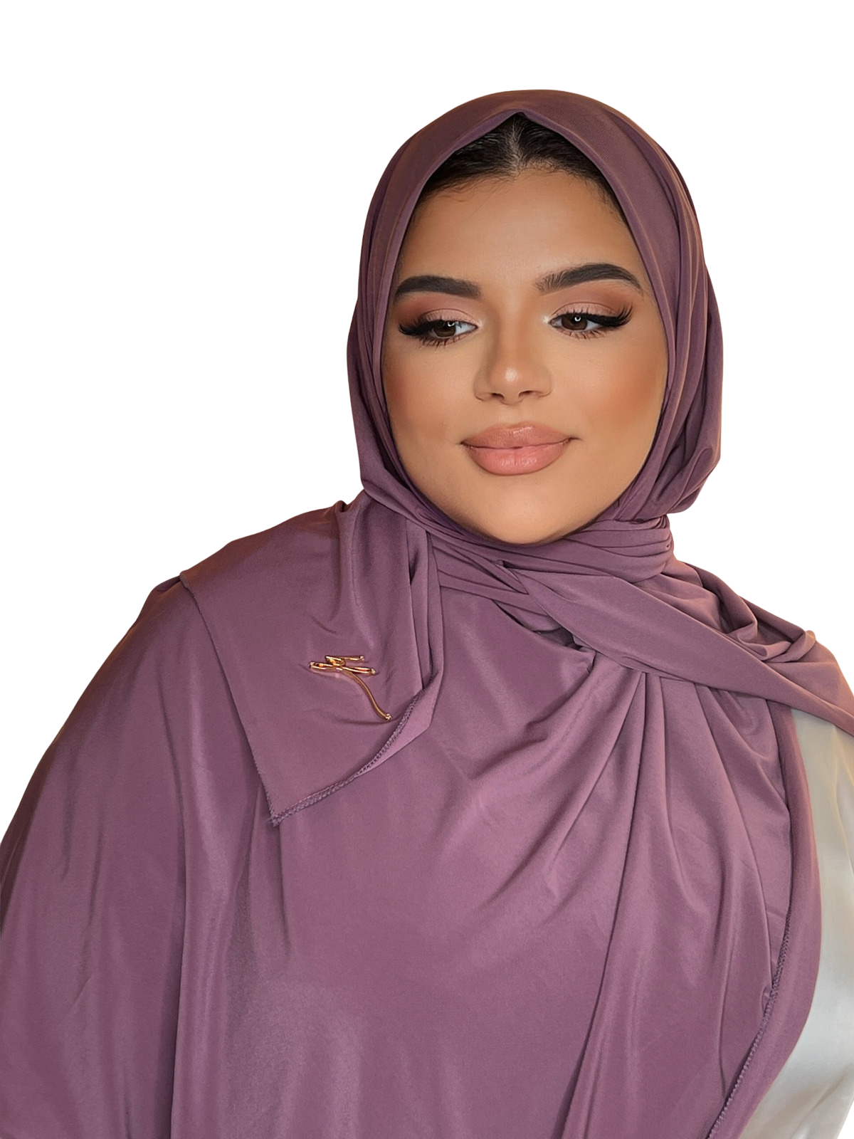 PURPLE LILA LUXURY LYCRA HIJAB | BELA FAZANI