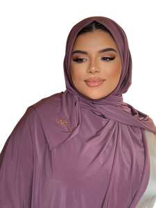 PURPLE LILA LUXURY LYCRA HIJAB | BELA FAZANI