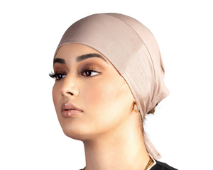 BONNET ANTIDÉRAPANTE BEIGE | BELA FAZANI