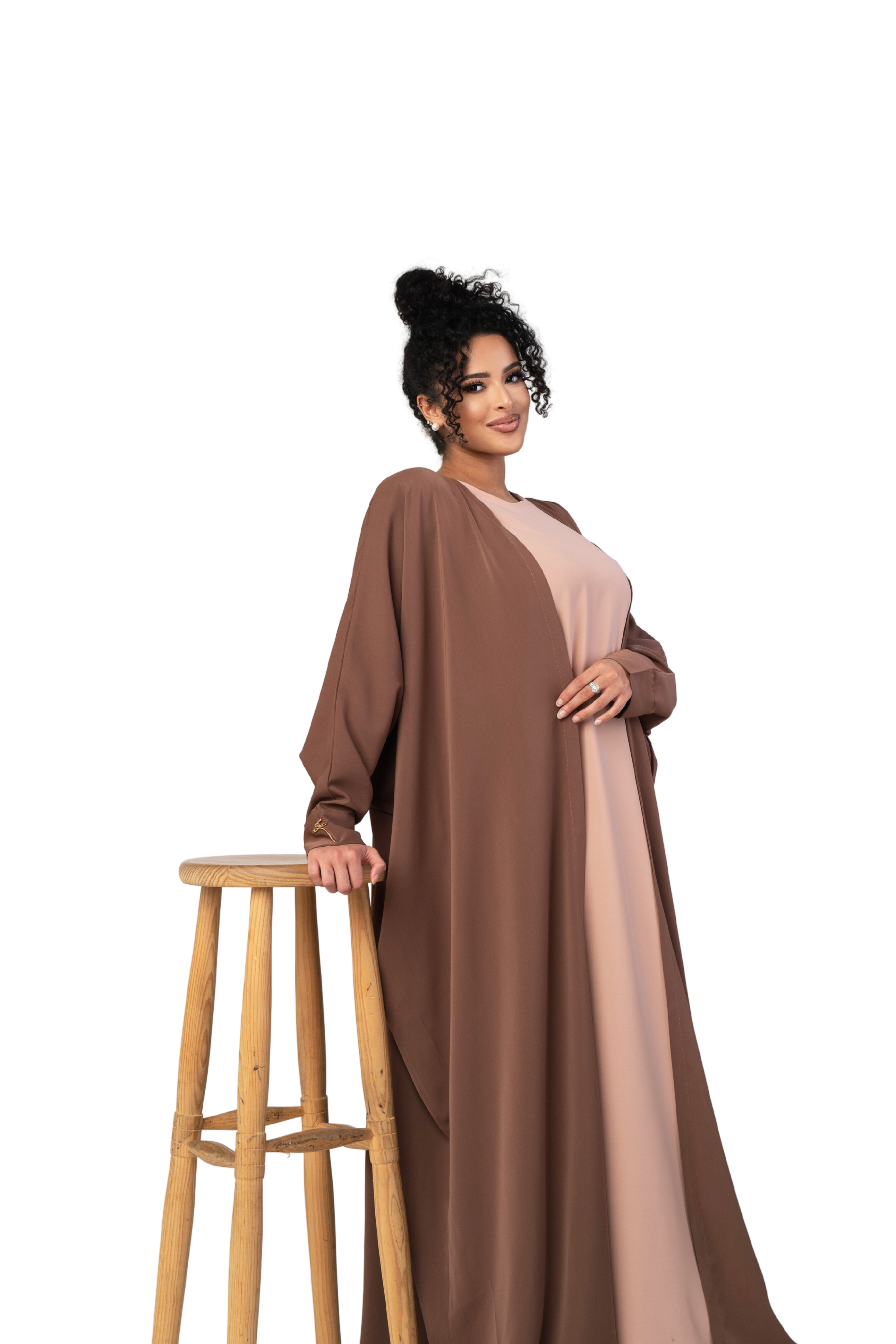 LAYAL SIGNATURE KIMONO with UNDERDRESS | BELA FAZANI