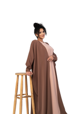 Charger l&#39;image dans la galerie, LAYAL SIGNATURE KIMONO avec SOUS ROBE | BELA FAZANI
