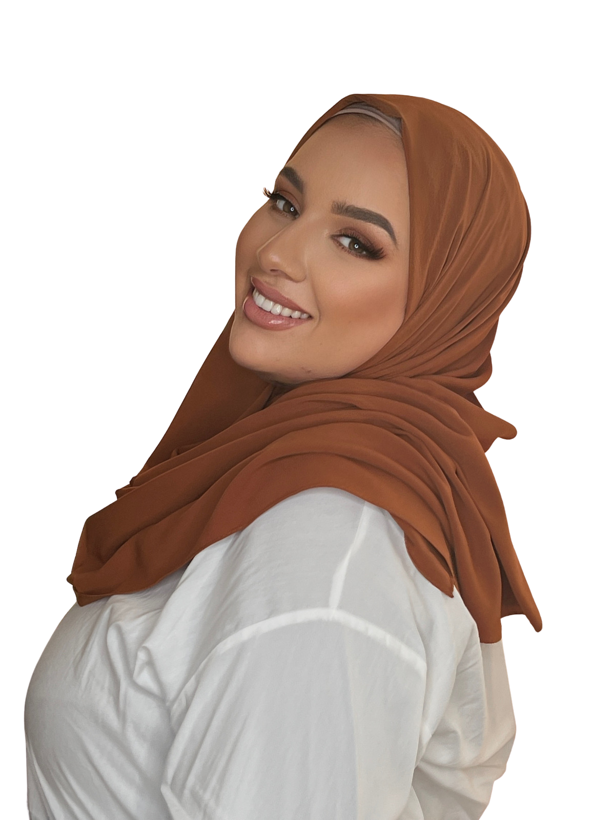 HIJAB EN SOIE DE MEDINE DE LUXE CLASSIQUE AUTOMNE | BELA FAZANI