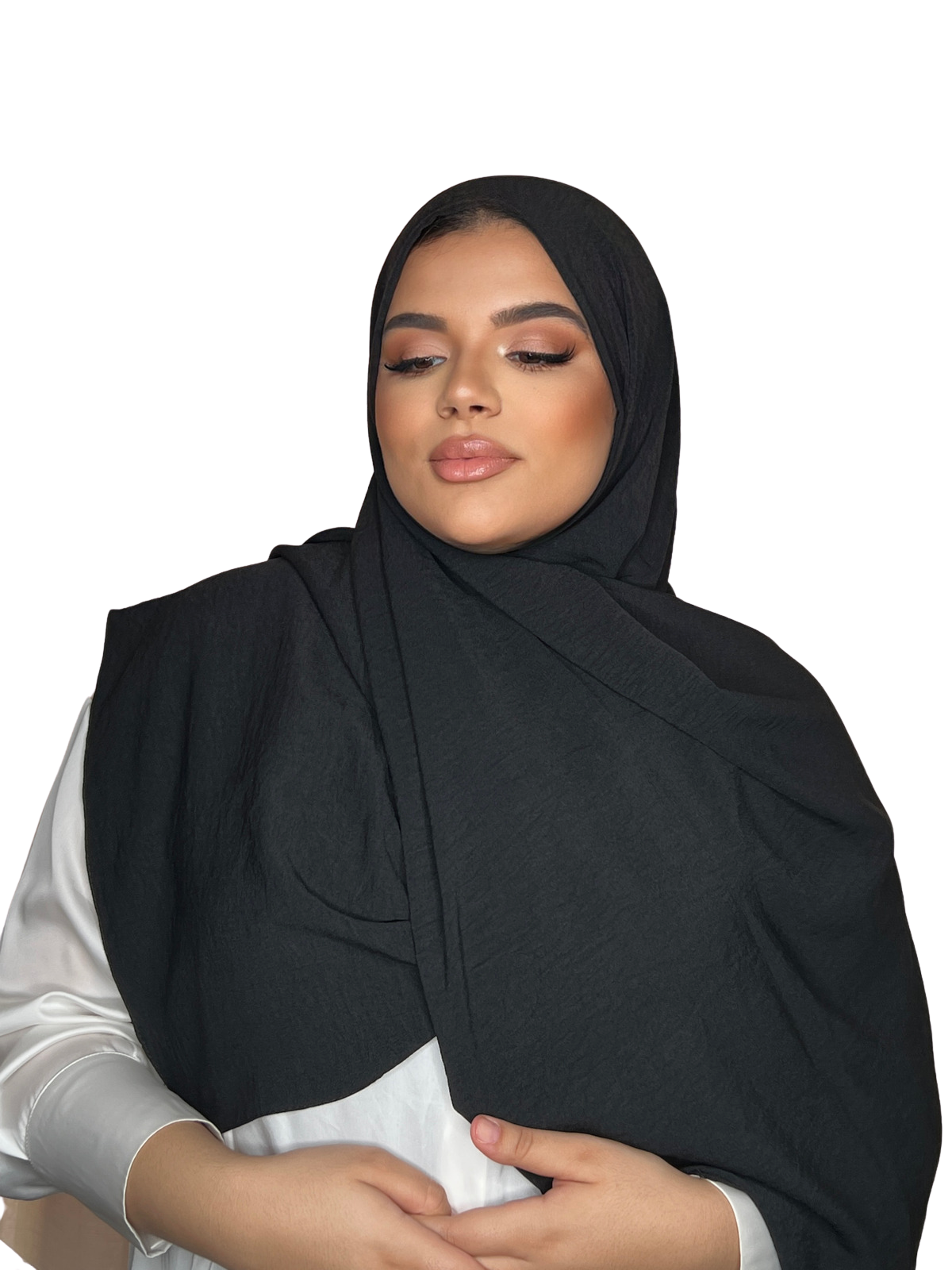 BLACK LUXURY CAZZ HIJAB | BELA FAZANI