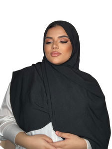 BLACK LUXURY CAZZ HIJAB | BELA FAZANI