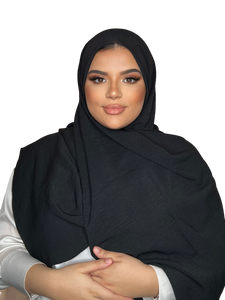 BLACK LUXURY CAZZ HIJAB | BELA FAZANI