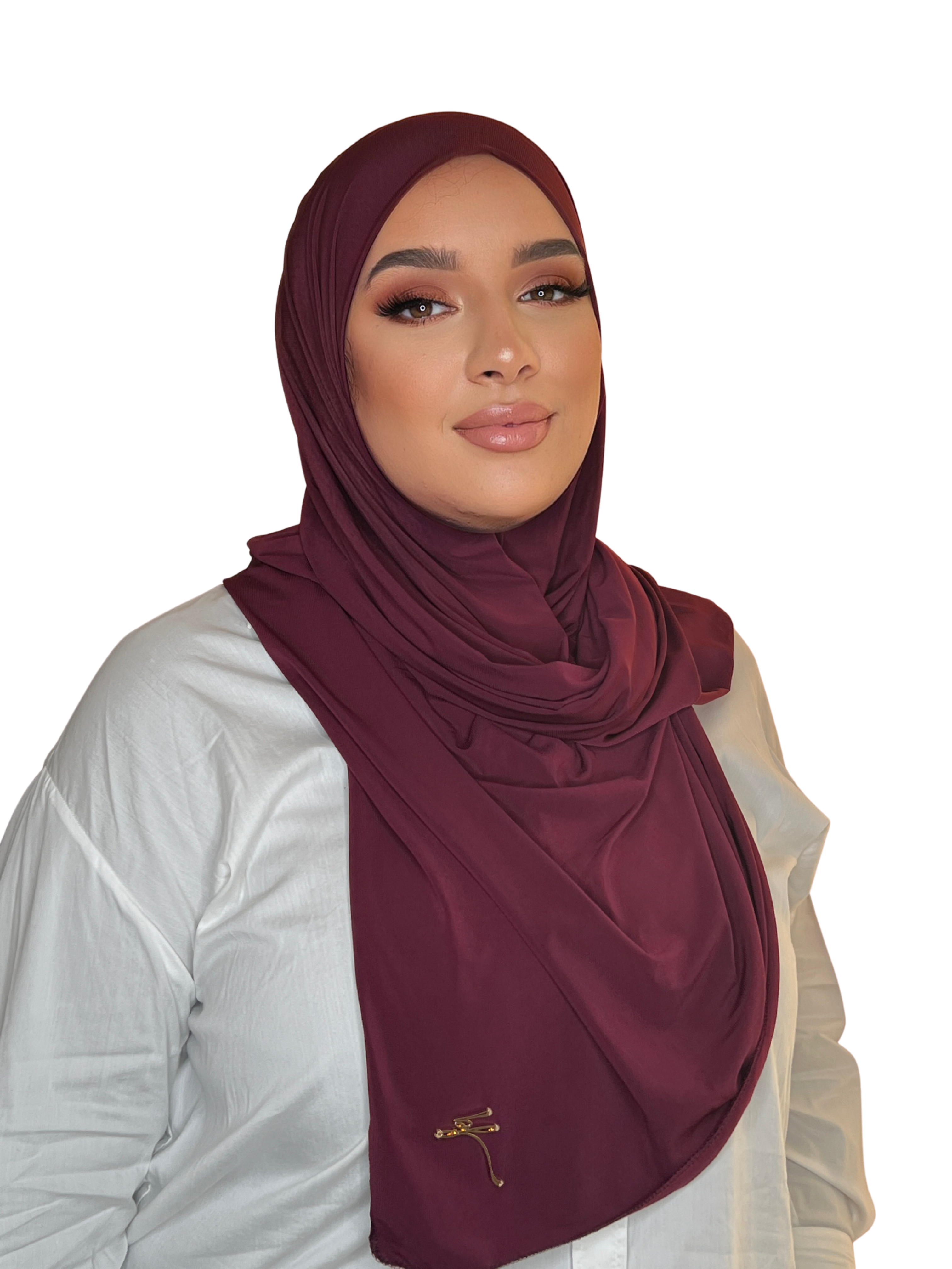 AUBERGINE LUXURY LYCRA HIJAB | BELA FAZANI