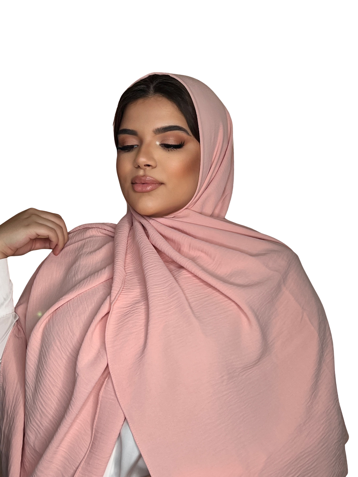 LIGHT PINK LUXURY CAZZ HIJAB | BELA FAZANI