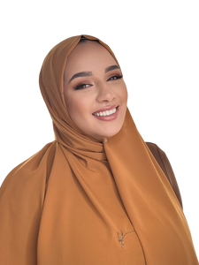 CINNAMON CLASSIC LUXURY MEDINA SILK HIJAB | BELA FAZANI