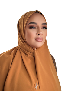 CINNAMON CLASSIC LUXURY MEDINA SILK HIJAB | BELA FAZANI