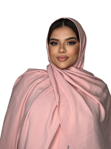 LIGHT PINK LUXURY CAZZ HIJAB | BELA FAZANI