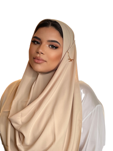 HIJAB EN SOIE DE MEDINE DE CLASSIQUE RODEO DUST | BELA FAZANI