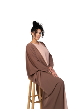 Charger l&#39;image dans la galerie, LAYAL SIGNATURE KIMONO avec SOUS ROBE | BELA FAZANI
