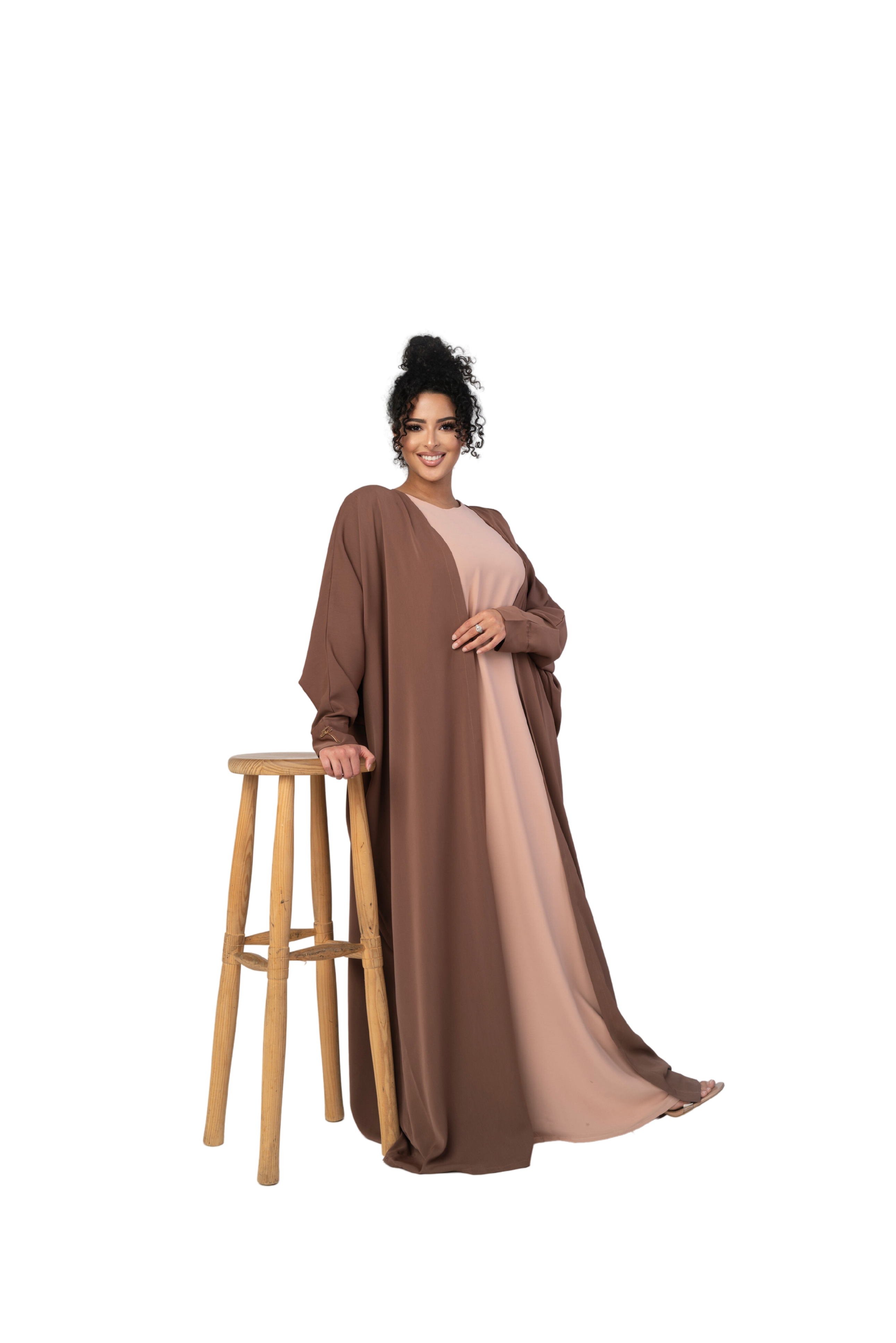 LAYAL SIGNATURE KIMONO with UNDERDRESS | BELA FAZANI