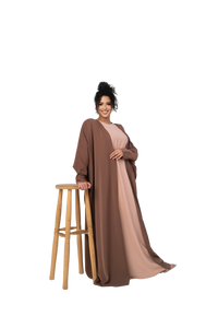 LAYAL SIGNATURE KIMONO with UNDERDRESS | BELA FAZANI