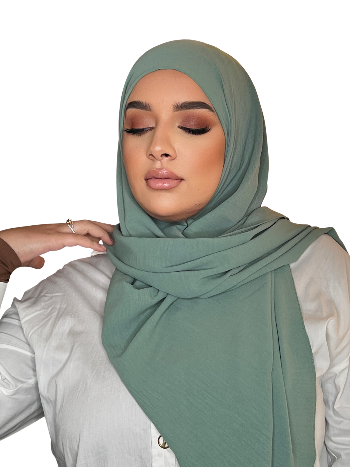 LUXURY HIJAB CAZZ&nbsp;VERT | BELA FAZANI