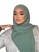 Charger l&#39;image dans la galerie, LUXURY HIJAB CAZZ&nbsp;VERT | BELA FAZANI
