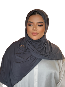 DARK BLUE LUXURY LYCRA HIJAB | BELA FAZANI