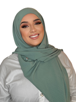 Charger l&#39;image dans la galerie, LUXURY HIJAB CAZZ&nbsp;VERT | BELA FAZANI
