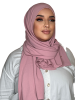 Load image into Gallery viewer, OLD DUST PINK LUXURY CAZZ HIJAB | BELA FAZANI
