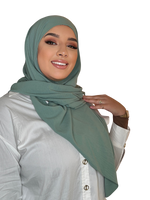 Charger l&#39;image dans la galerie, LUXURY HIJAB CAZZ&nbsp;VERT | BELA FAZANI
