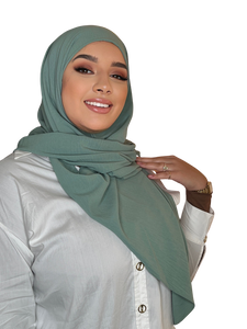 GREEN LUXURY CAZZ HIJAB | BELA FAZANI