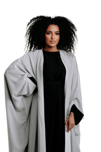 DUAL KIMONO WHITE reversable BLACK | BELA FAZANI