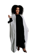 Load image into Gallery viewer, DUAL KIMONO WHITE reversable BLACK | BELA FAZANI
