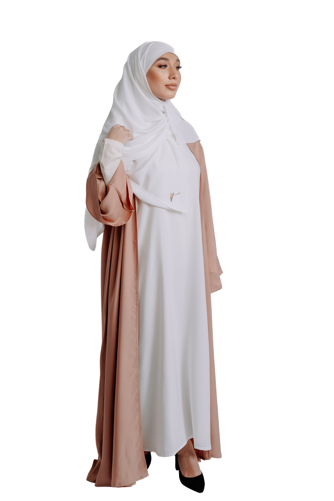 Rose abaya sales