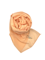 Cargar imagen en el visor de la galería, SALMON LUXURY CHIFFON MOUSSELINE HIJAB | BELA FAZANI
