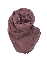 Load image into Gallery viewer, ROSE LUXURY SHINY MOUSSELINE CHIFFON HIJAB | BELA FAZANI
