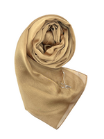 Cargar imagen en el visor de la galería, SAND LUXURY SHINY MOUSSELINE CHIFFON HIJAB | BELA FAZANI
