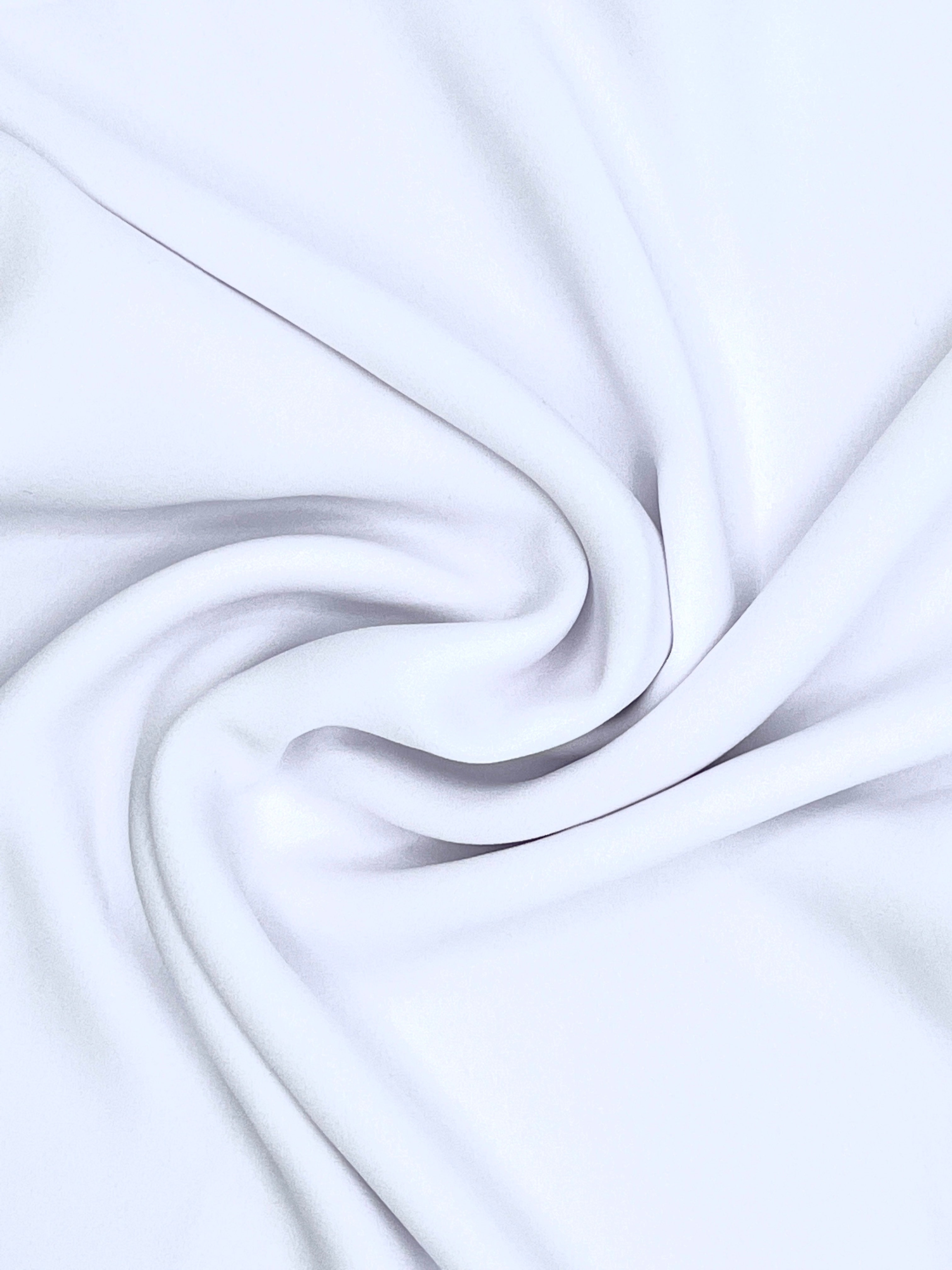 WHITE LUXURY QUEEN CRÊPE HIJAB | BELA FAZANI