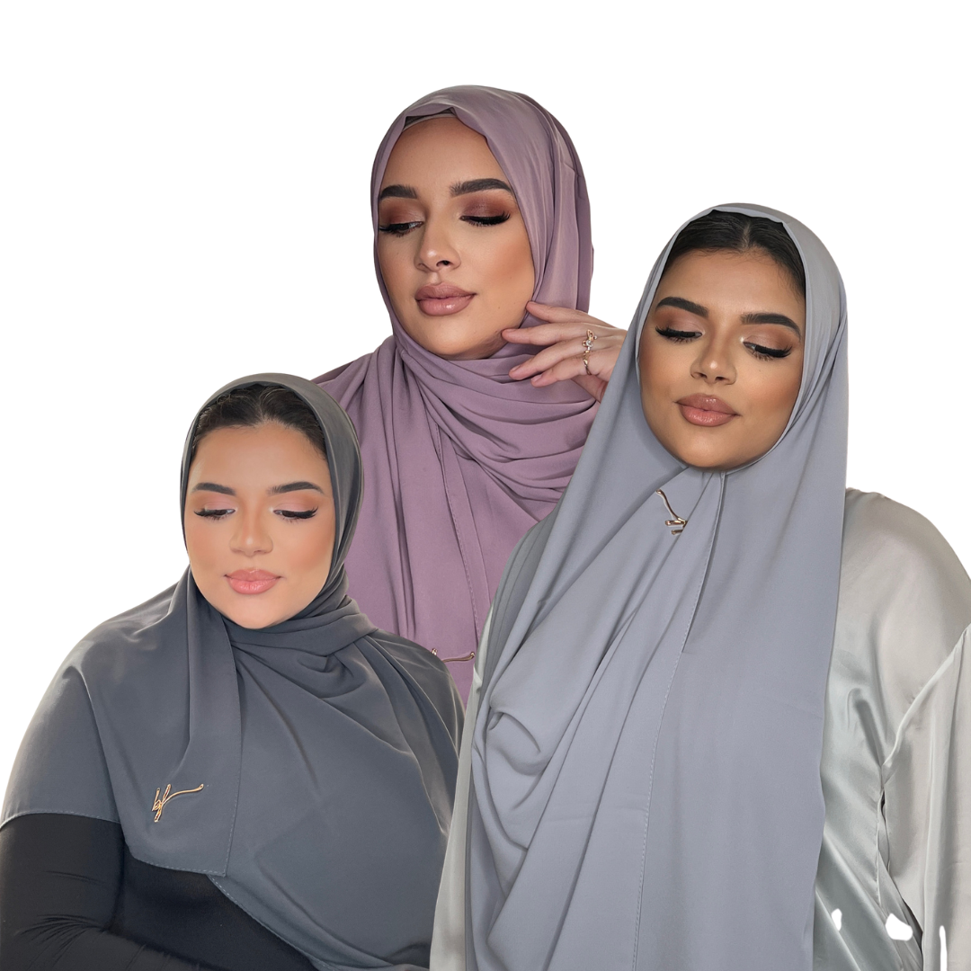 COFFRET NALA (3 HIJABS) EN SOIE DE MEDINE  | BELA FAZANI