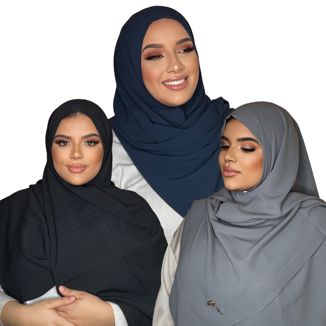 COFFRET QAYLAH (3 HIJABS) CAZZ | BELA FAZANI