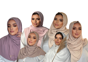 COFFRET NOUR (6 HIJABS) EN SOIE DE MEDINE CLASSIQUE | BELA FAZANI