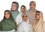 Charger l&#39;image dans la galerie, COFFRET TASNEEM ( 6 HIJABS) EN SOIE DE MEDINE | BELA FAZANI
