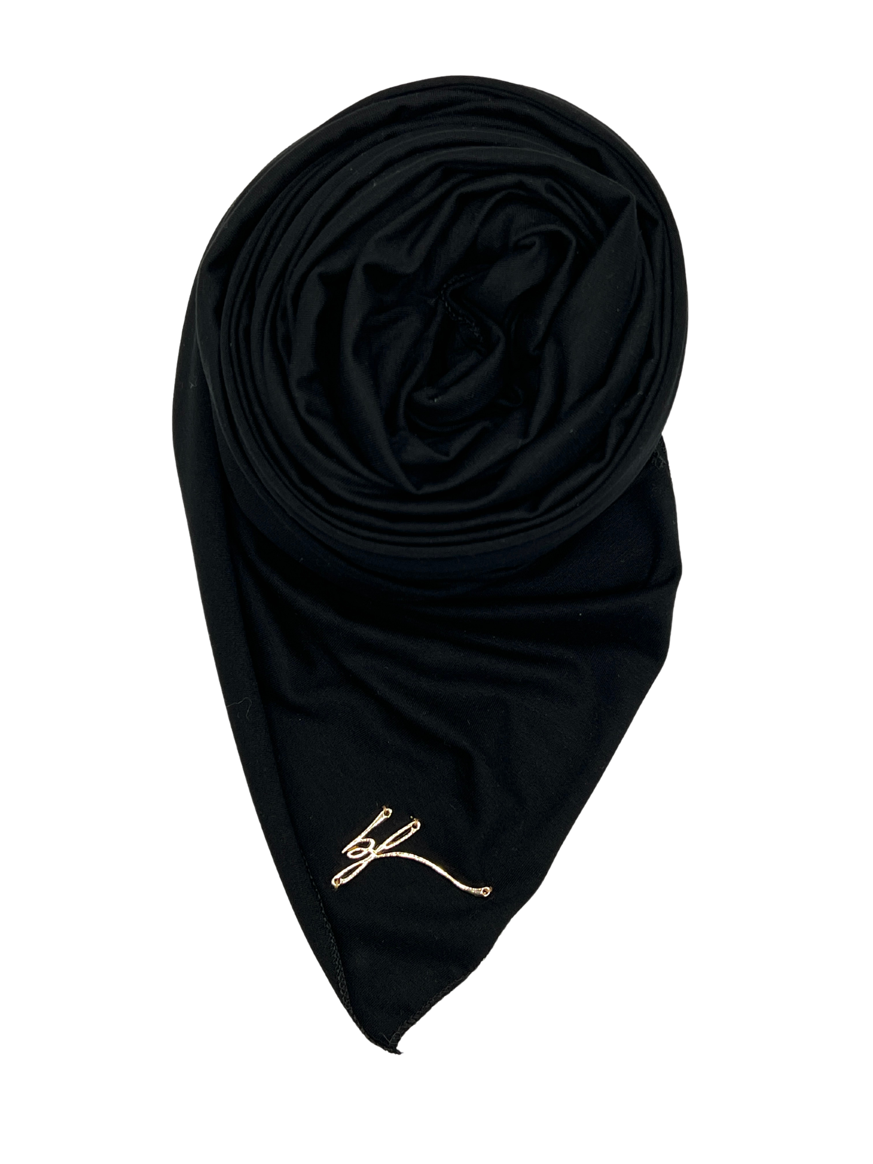 BLACK PREMIUM JERSEY HIJAB | BELA FAZANI