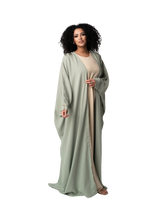 Charger l&#39;image dans la galerie, TASNEEM SIGNATURE KIMONO avec SOUS ROBE | BELA FAZANI
