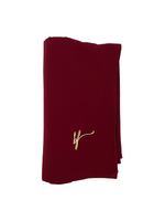 Load image into Gallery viewer, DEEP RED CLASSIC LUXURY MEDINA SILK HIJAB | BELA FAZANI
