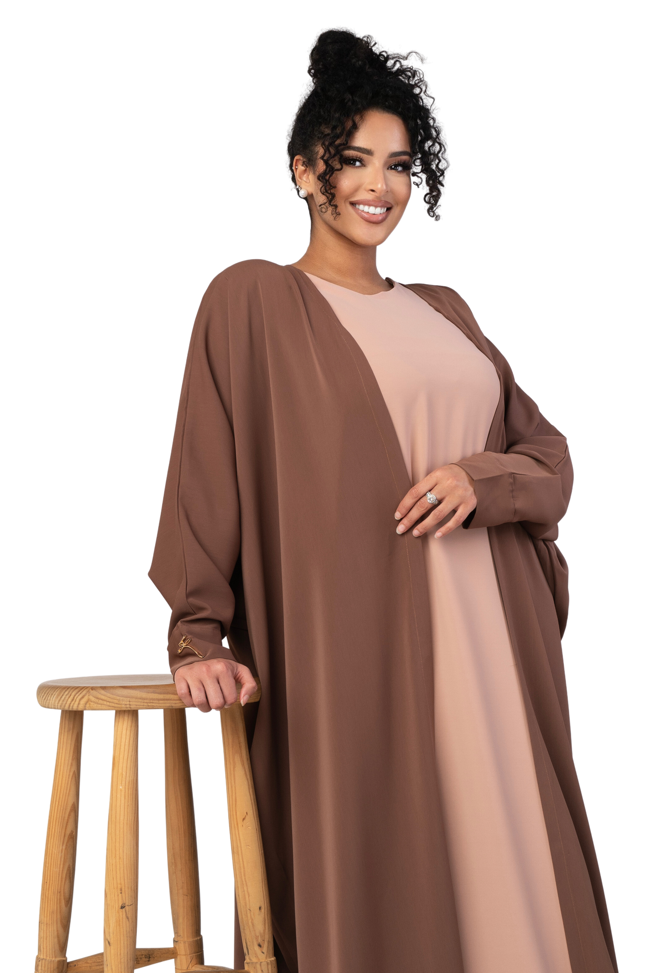 LAYAL SIGNATURE KIMONO with UNDERDRESS | BELA FAZANI