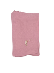 OLD DUST PINK LUXURY CAZZ HIJAB | BELA FAZANI